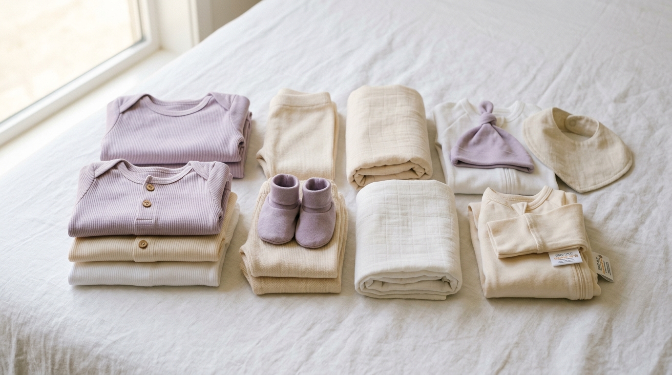 Complete guide to baby clothing safety — safe fabrics, chemicals to avoid, and certifications